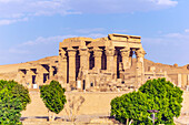  The Double Temple of Kom Ombo is an ancient Egyptian temple complex on the eastern bank of the Nile in Upper Egypt 