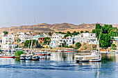  Aichten of the Nile and surroundings near Aswan, Egypt 