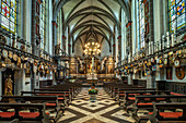 Innenraum der Wallfahrtskirche Kerzenkapelle in Kevelaer, Niederrhein, Nordrhein-Westfalen, Deutschland, Europa