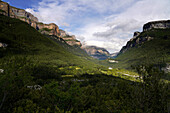 Das Monte-Perdido-Massiv bei Torla-Ordesa, Spanien, Europa