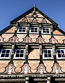  Furhmannshaus (1553) in Fischerstraße 3, old town of Buxtehude, Lower Saxony, Germany 