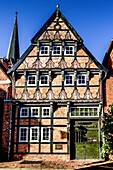  Furhmannshaus (1553) in the old town of Buxtehude, Fischerstraße 3, Buxtehude, Lower Saxony, Germany 