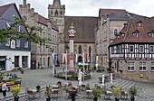 Melchior-Otto-Platz, Kronach, Ober-Franken, Franken, Bayern, Deutschland