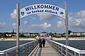  Albeck pier, Usedom island, Mecklenburg-Western Pomerania, Germany 