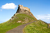 Lindisfarne Castle, Holy Island, Northumberland, England, UK