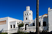 Public library building,  Plaza de Santa Maria, Tarifa, Cadiz province, Spain