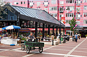 Around the central market (Sheshi Avni Rustemi), Tirana, Albania, Southeastern Europe