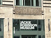  Jackie Robinson Museum, Gebäudeaußenseite, New York City, New York, USA 