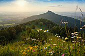  Sunset, Hohenzollern Castle, Hechingen, Swabian Alb, Baden-Württemberg, Germany 