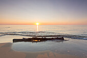 Morgenstimmung am Strand von Knäbäckshusen, Provinz Schonen, Schweden