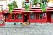 Restaurant, Montmartre, Paris, Region Île-de-France, Frankreich, Europa