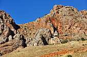  Noravank-Kloster in den Schluchten des Amaghu-Flusses, in der Nähe von Jeghegnadsor, Armenien, Eurasien 