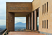 Charles Aznavour (famous French-Armenian singer) Museum located near the giant stairway Cascade, Yerevan, Armenia, Eurasia