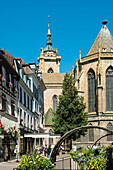  St. Martin&#39;s Cathedral, Colmar, Alsace, Bas-Rhin, France 