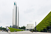  Playhouse and green office building Kö-Bogen II, Düsseldorf, Rhineland, North Rhine-Westphalia, Germany 