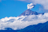 volcano of fire, Antigua Guatemala, Sacatepéquez department, Republic of Guatemala, Central America