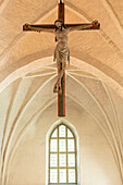 Triumph Cross inside the St. Lawrence's Church (St. Laurentii kyrka) in Söderköping, Sweden