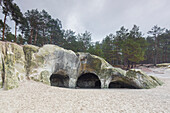 Sandsteinhöhle bei Blankenburg, Sachsen-Anhalt, Deutschland