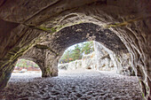 Sandsteinhöhle bei Blankenburg, Sachsen-Anhalt, Deutschland