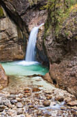  Almbachklamm, autumn, Berchtesgadener Land, Bavaria, Germany 