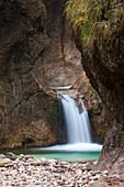  Almbachklamm, autumn, Berchtesgadener Land, Bavaria, Germany 