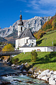 Pfarrei St. Sebastian, Ramsau, Berchtesgaden, Bayern, Deutschland