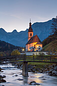 Pfarrei St. Sebastian, Ramsau, Berchtesgaden, Bayern, Deutschland