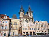  Old Town Square, Tyn Church, Prague Old Town, Prague, Czech Republic, Europe 