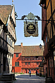 Den Gamle By or The Old Town, open air town museum that consists of 75 historical buildings collected from 20 townships in all parts of the country (originally erected between 17th and 20th century), Aarhus, Jutland Peninsula, Denmark, Northern Europe