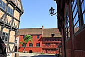 Fachwerkhäuser im Dorf Den Gamle By Freilichtmuseum, Aarhus, Halbinsel Jütland, Dänemark, Nordeuropa