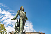  Statue Admiral Duperré in La Rochelle, France, Europe 