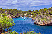  Harbor views of Cala Figuera on Mallorca, Spain 