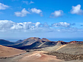  Volcanic landscape Timanfaya on Lanzarote in February 2024 