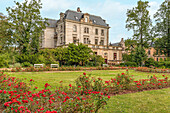  Park at the former Reichsbank (later main post office) Zwickau, Saxony, Germany 