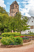 Garten des Schlossbergmuseums mit Kunstsammlungen, Chemnitz, Sachsen, Deutschland