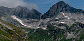 Bergpanorama mit Tauernkogel und Medelzkopf, Natonalpark Hohe Tauern, Salzburg, Österreich