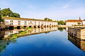  Barrage Vauban (Terrasse Panoramique Grand Ecluse) and Institut National du Service Public (INSP) in Strasbourg in the Bas-Rhin department in the Grand Est region of Alsace in France 