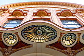  Art Deco facade of the former Opéra cinema in the Rue in Reims in the Champagne wine-growing region in the Marne department in the Grande Est region of France 