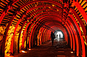 access tunnel to the  Salt Cathedral of Zipaquira, Cundinamarca department, Savannah of Bogota, Colombia, South America