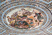 mosaics of the House of Thesee,Paphos,Cyprus,Eastern Mediterranean Sea island,Eurasia