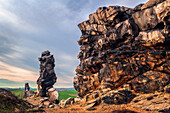 Teufelsmauer, Klippe, Felsen, Sagenhaft, Timmenrode, Blankenburg, Harz, Sachsen-Anhalt, Deutschland, Europa