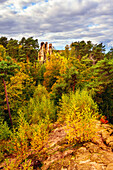 Fünffingerfelsen, Klus, Klusfelsen, Sandstein, Halberstadt, Harz, Sachsen-Anhalt, Deutschland, Europa