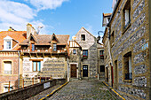 Altstadtviertel Quartier Le Pollet in Dieppe an der Alabasterküste (Côte d'Albâtre, Cote d'Albatre) im Département Seine-Maritime in der Region Normandie in Frankreich