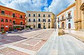 Piazza Duomo, Sciacca, Agrigento district, Sicily, Italy