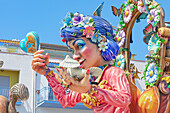 Carnival floats, Sciacca, Agrigento district, Sicily, Italy