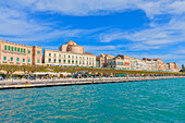 Ortygia historic district seafront, Ortygia, Syracuse, Sicily, Italy