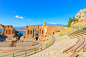 The Greek theatre, Taormina, Sicily, Italy