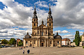  The Fulda Cathedral of St. Salvator, Fulda, Hesse, Germany 