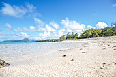 Paradiesischer Strand Plage Pointe Quatre Cocos, bei Trou d’Eau Douce, Ostküste, Insel Mauritius, Indischer Ozean, Ost-Afrika