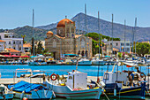  Aegina is a Greek island in the Saronic Gulf in the western Aegean Sea, also called the Gulf of Aegina. The island is located 25 km southwest of Athens. 